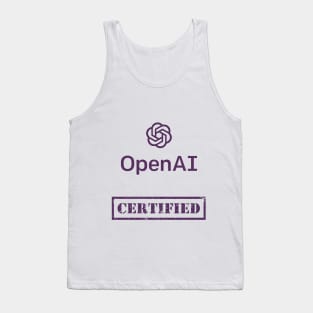 Open AI Certified PURPLE Tank Top